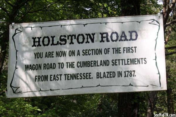 Bledsoe's Fort: Holston Road