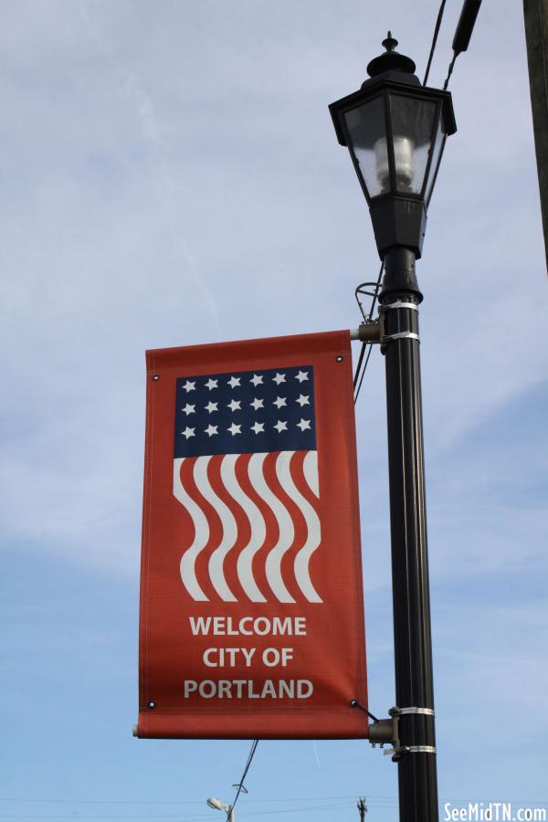 Portland welcome banner