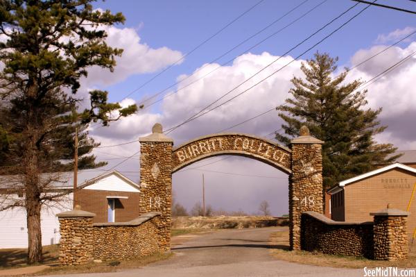 Gate to Burritt College - Spencer, TN