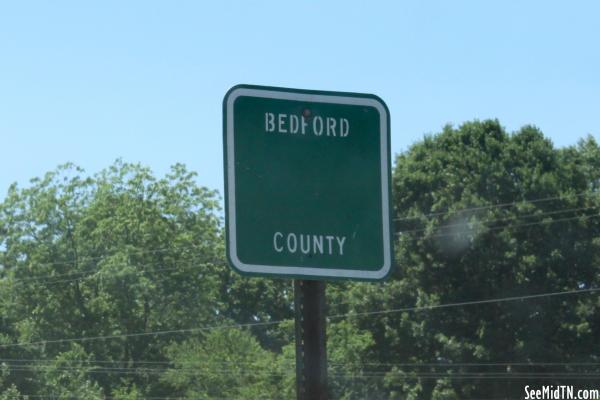 Bedford County old sign