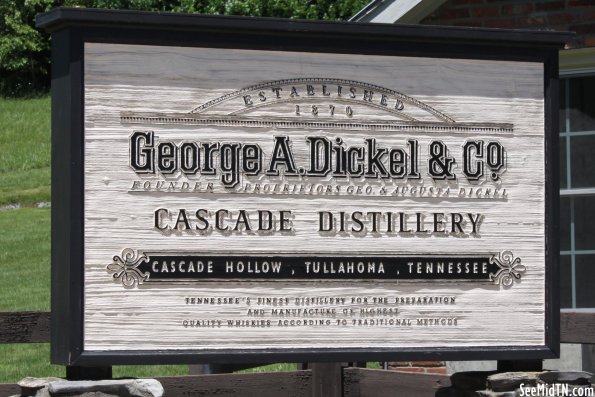 George Dickel: Distillery sign