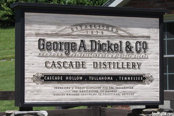 George Dickel: Distillery sign