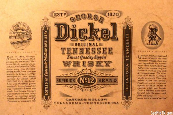 George Dickel: Vintage Whiskey Label