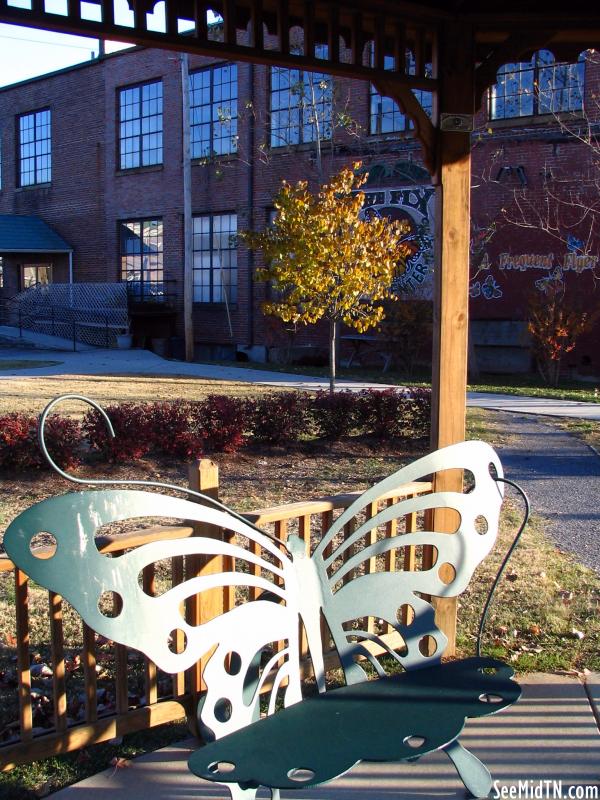 Butterfly Park Bench