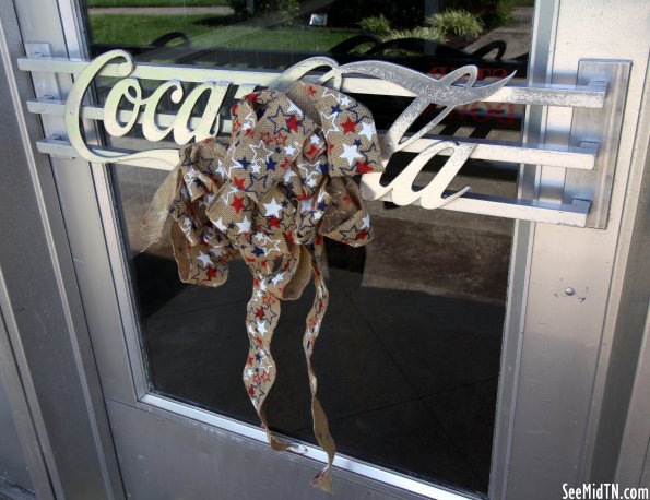 Tullahoma: old Coca-Cola bottler entrance 