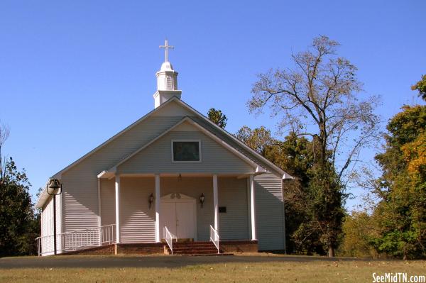 Country church along highway TN96