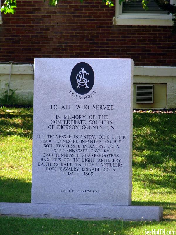 Confederate Soldier monument of Dickson County