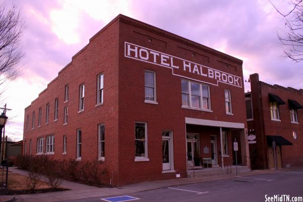 Hotel Halbrook Museum at Dusk - Dickson, TN