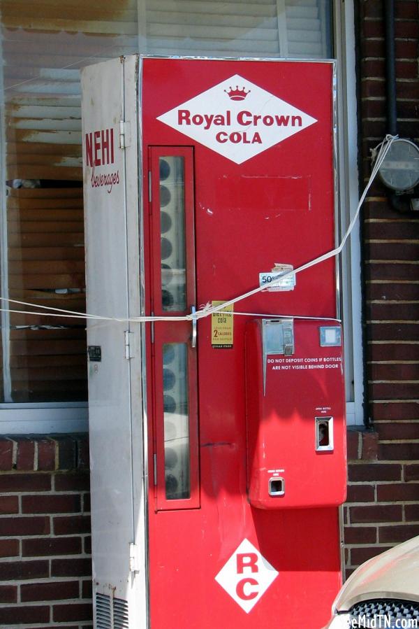 Vintage Royal Crown Cola bottle machine - Dickson