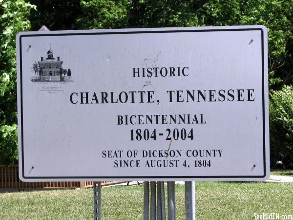 Charlotte Bicentennial Sign