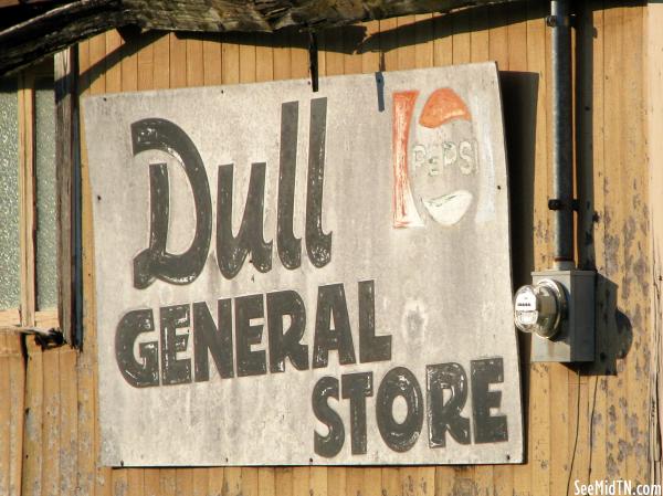 Dull General Store sign