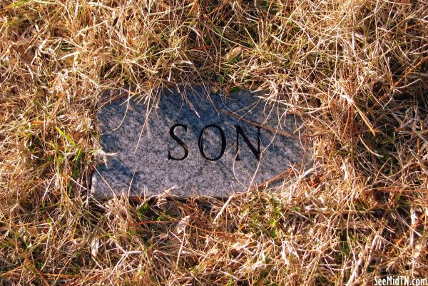 Son - Cemetery Marker