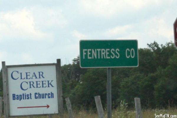 Fentress Co. sign