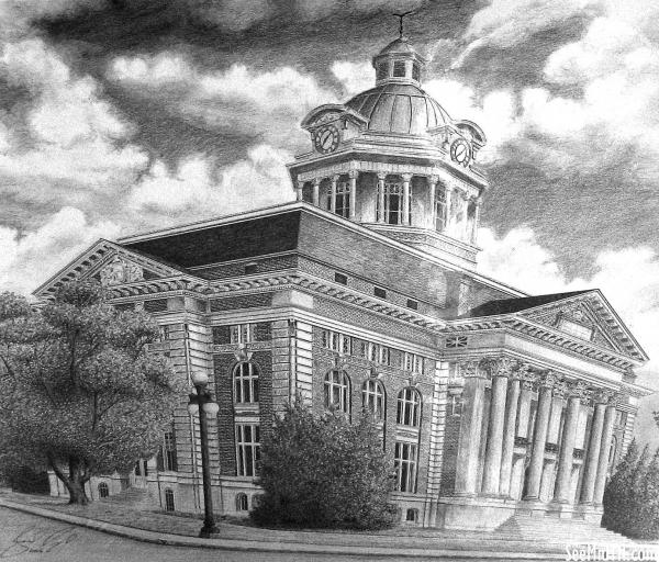 Courthouse drawing