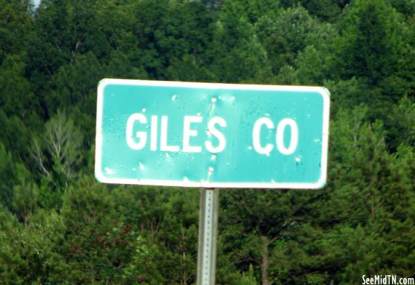Giles Co. sign