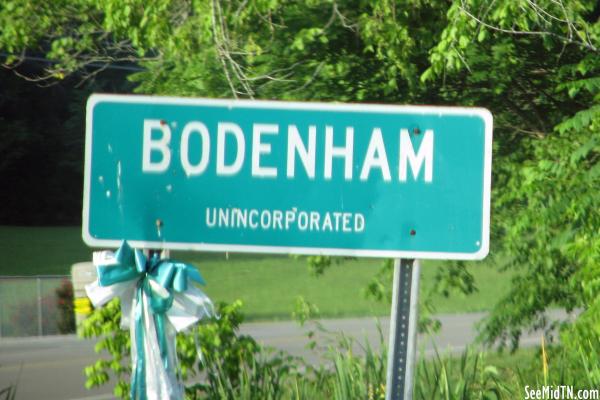 Bodenham sign