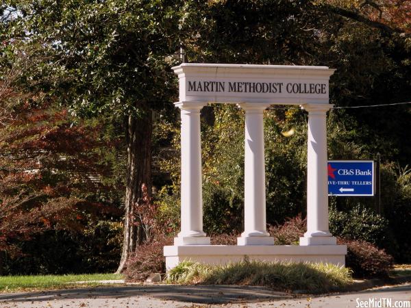 Columns at Martin Methodist College