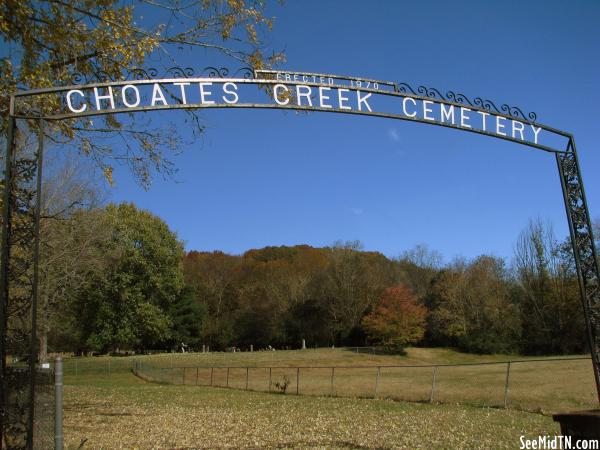 Choates Creek Cemetery gate