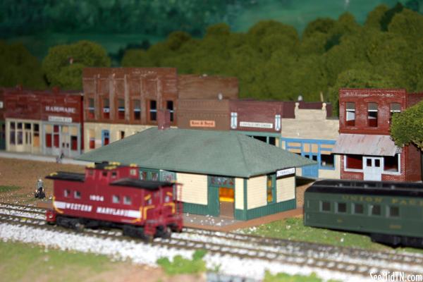 Lynnville Depot Museum - model Lynnville