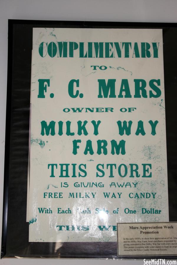 Lynnville Depot Museum - Milky Way Farm Promotion Poster
