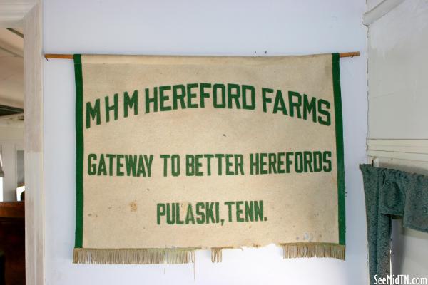 Lynnville Depot Museum - MHM Hereford Farms banner