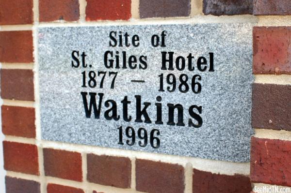 Site of St. Giles Hotel
