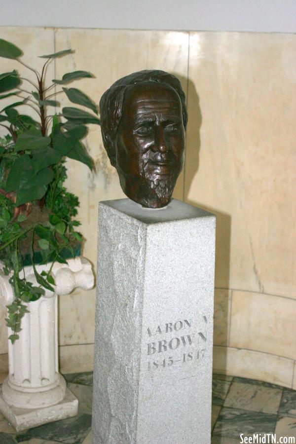 Courthouse Bust of Aaron V Brown
