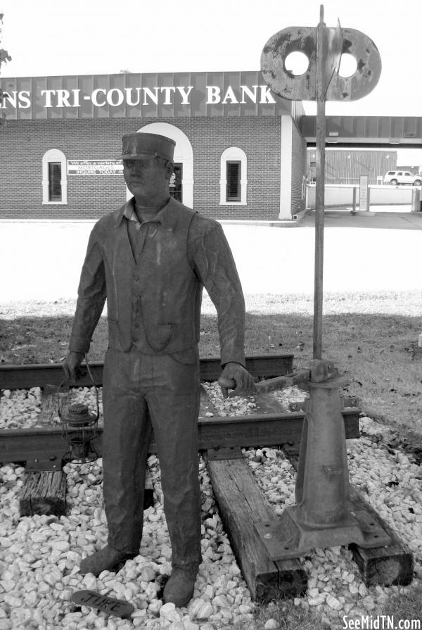 Railroad Switchman Statue - Tracy City, TN