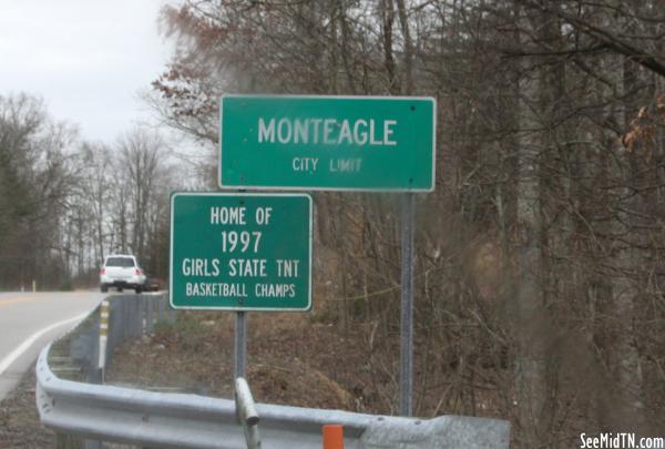 Monteagle City Limit Sign