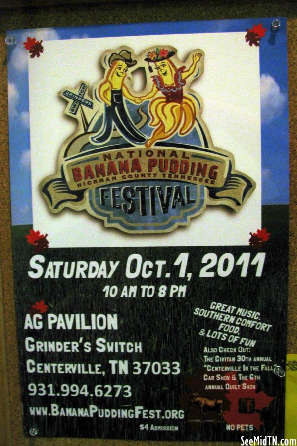 Banana Pudding Festival 2011 Poster