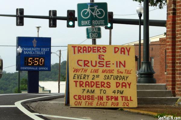Traders Day &amp; Cruise In sign