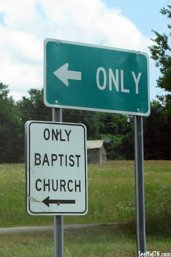 Only sign