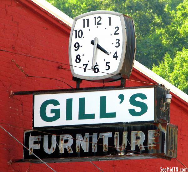 Gill's Furniture sign - Erin, TN