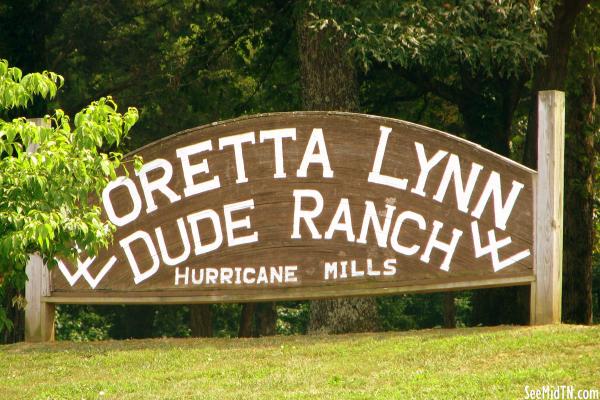Loretta Lynn Dude Ranch sign