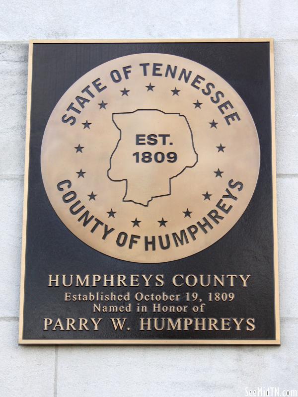 Humphreys County Plaque