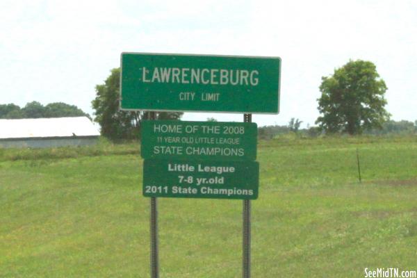 Lawrenceburg Sign