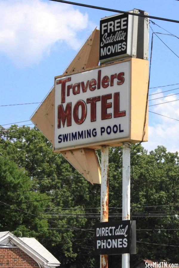 Travelers Motel sign