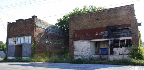 Abandoned storefronts - Iron City