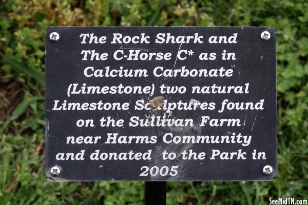 Stone Bridge Memorial Park: Rock marker