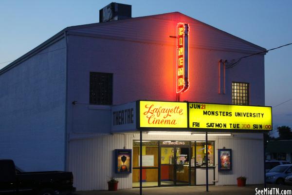 Lafayette Cinema at Dusk