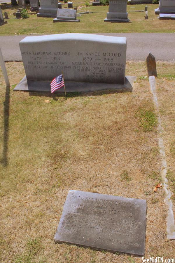 Burial Site of Gov. Jim Nance McCord
