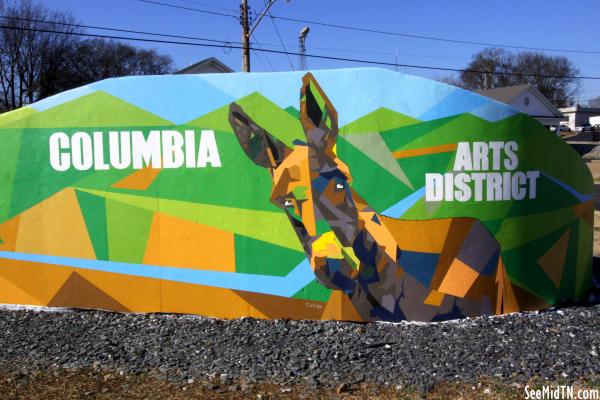 Columbia, TN Muletown Arts District Mural
