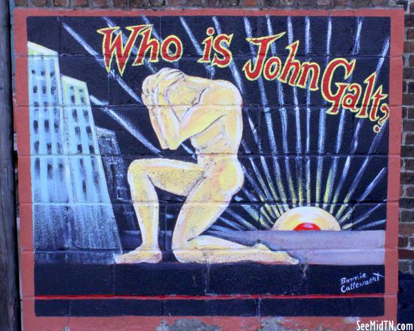 Columbia, TN Mural: Who is John Galt?