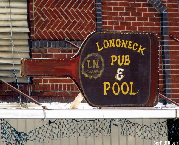 Longneck Pub & Pool sign