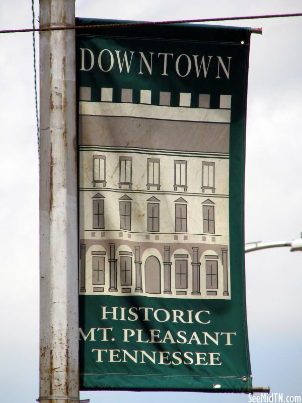 Mt. Pleasant, TN town banner