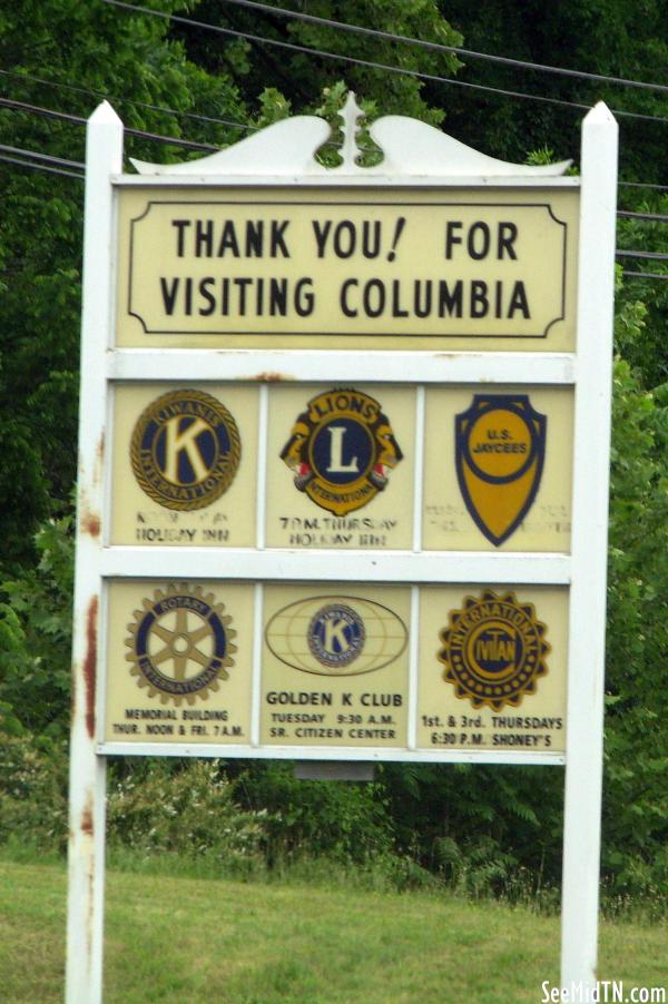 Thank You for Visiting Columbia