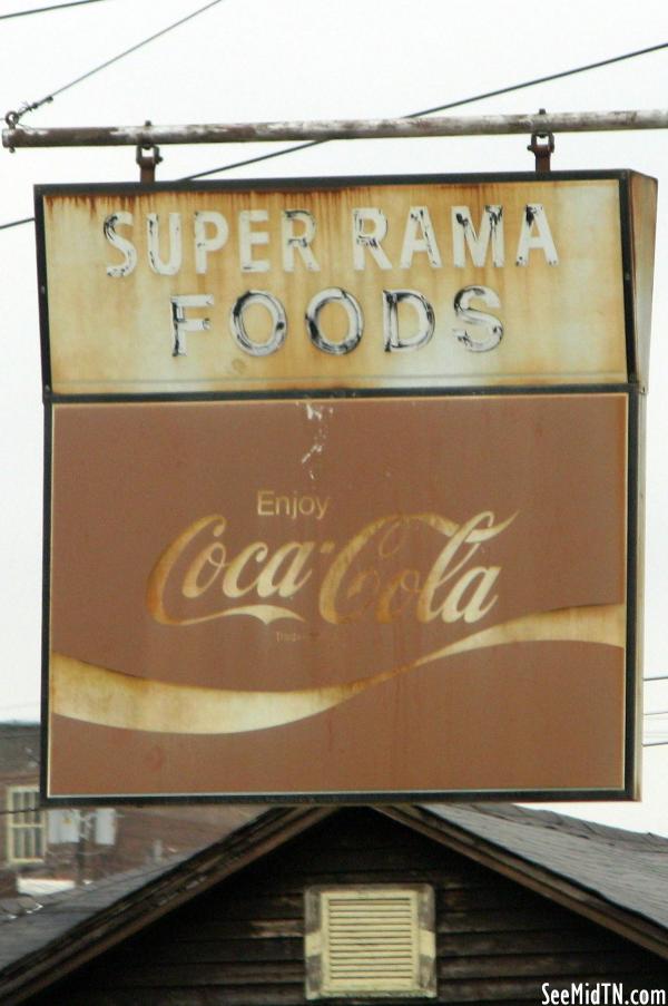 Superama Foods / CocaCola - rusty sign