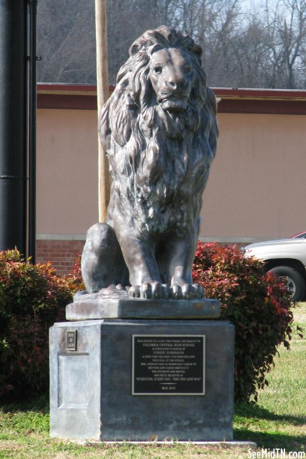 Lion Mascot at Columbia Central High School