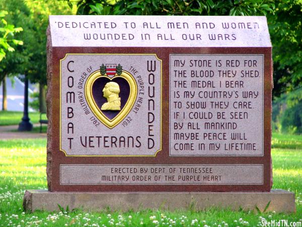 Clarksville Patriot Park Purple Heart Memorial