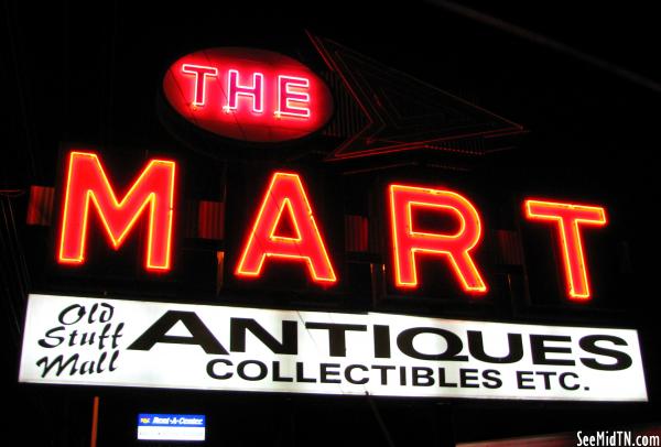 The Mart neon sign - Clarksville, TN